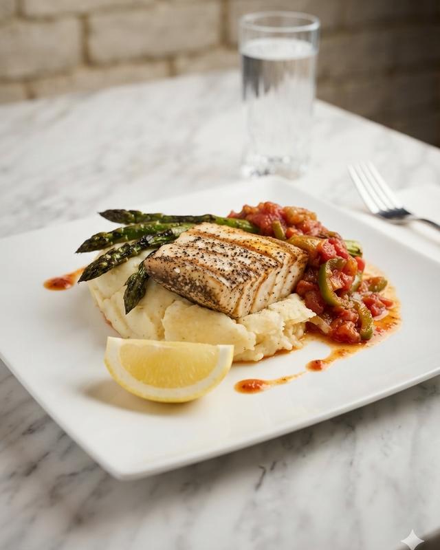 The same dish re-shot by AI