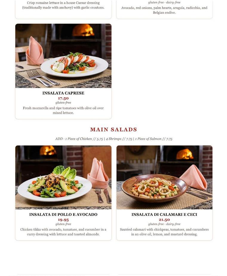 Visual menu, page 2