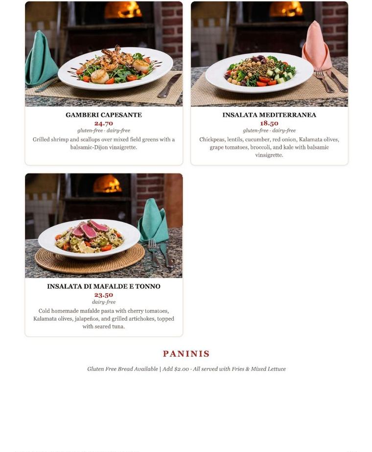 Visual menu, page 3