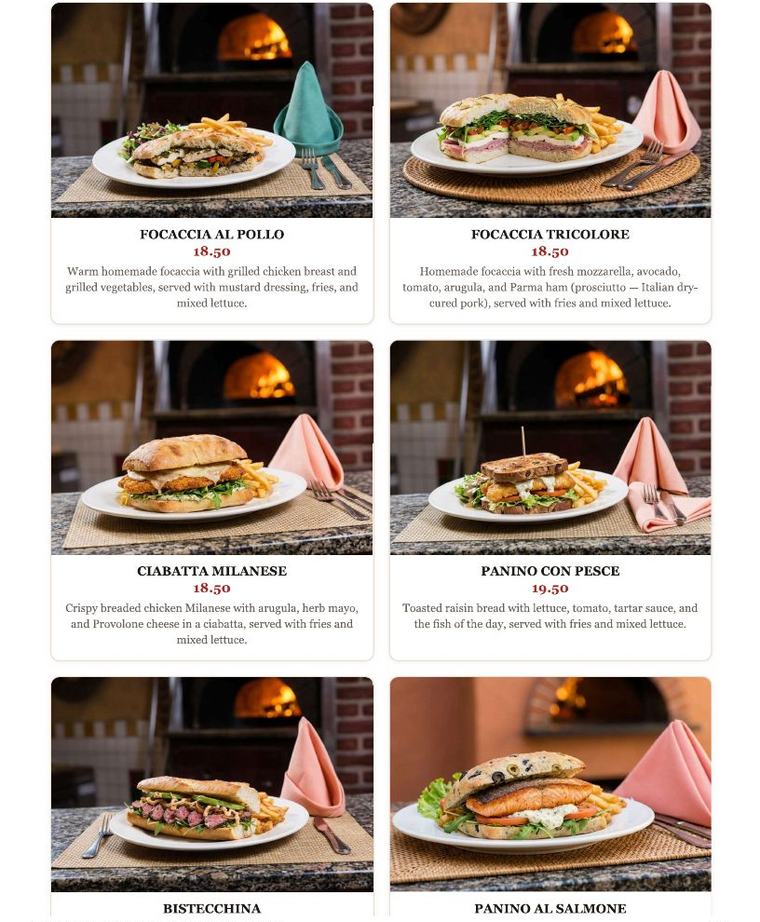 Visual menu, page 4