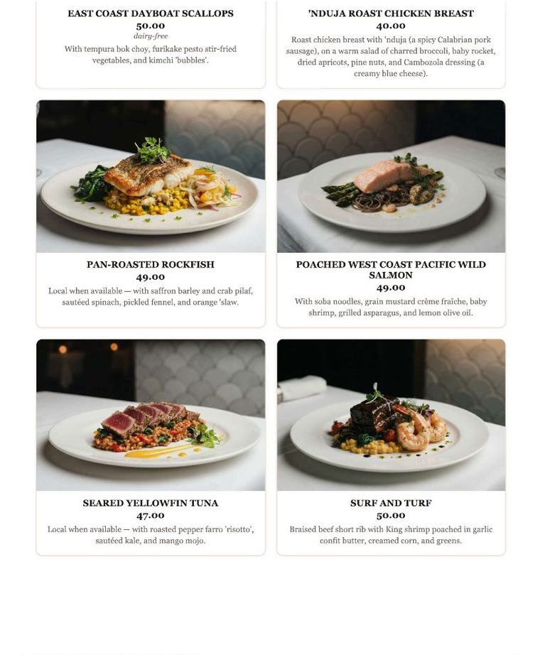 Visual menu, page 4