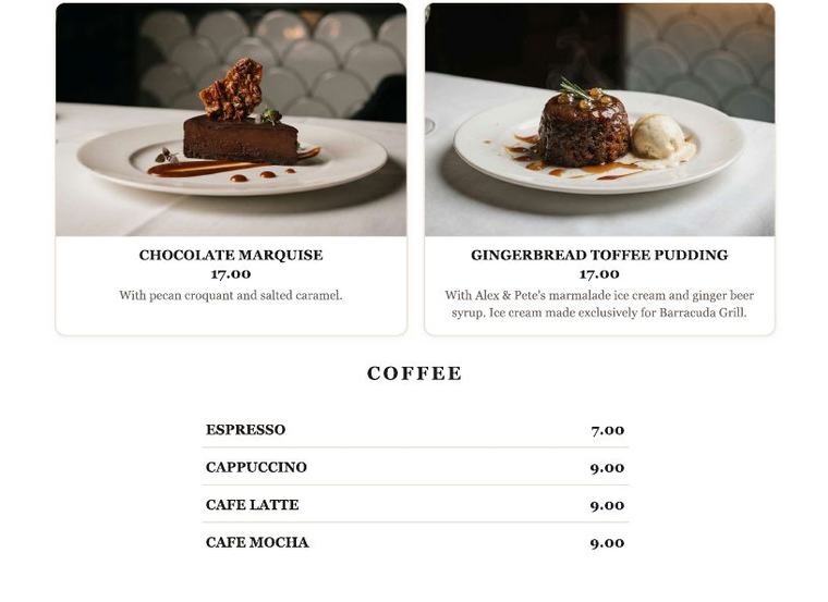 Visual menu, page 6