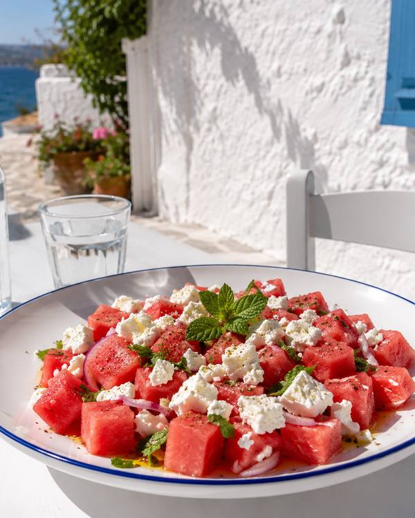 Island taverna style study
